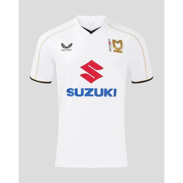 Castore MK Dons Home Shirt 2024 2025 Adults - White White S