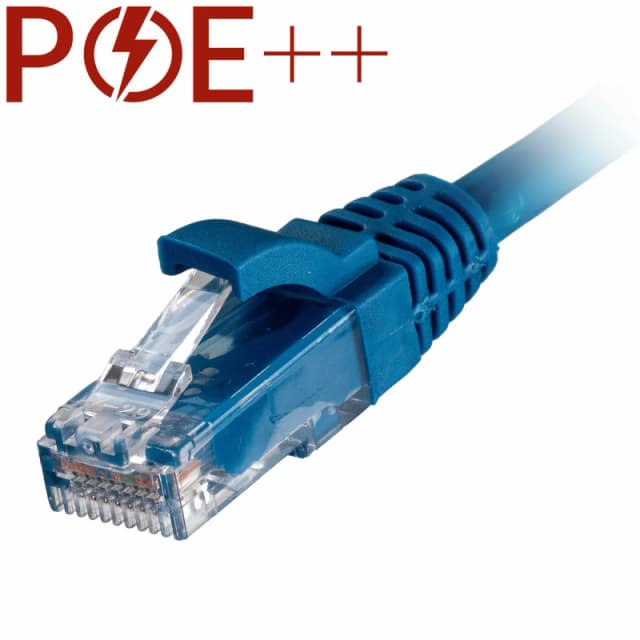 Cablenet 0.5m Cat6 RJ45 Blue U/UTP LSOH 24AWG Snagless Booted Patch Le