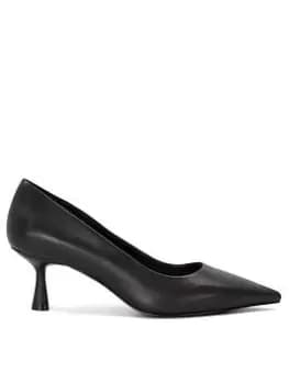 Dune London Dune Wf Angelina Kitten Heel Court - Black, Size 3, Women