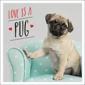 Love is a pug by Charlie Ellis