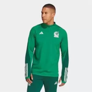 adidas Mexico Tiro 23 Training Top Mens - Vivid Green / Collegiate Green