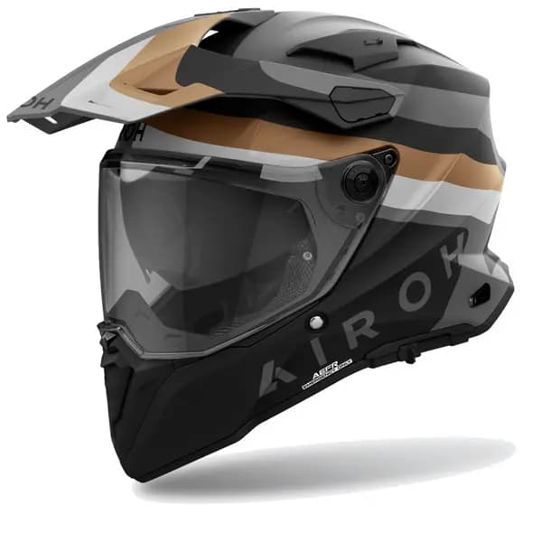 Airoh Commander 2 Doom Gold Matt Adventure Helmet Size S