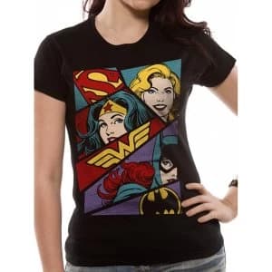Dc Originals - Heroine Art Unisex Large T-Shirt - Black