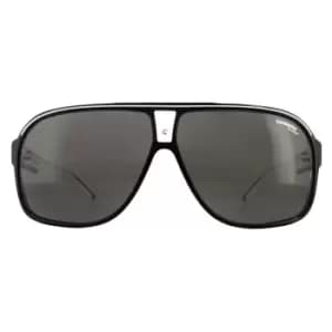 Carrera Aviator Black Crystal Grey Polarized Sunglasses