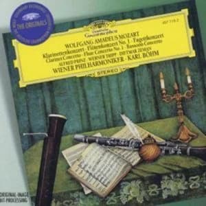 Mozart Clarinet Concerto / Flute Concerto No 1 / Bassoon Concer by Wolfgang Amadeus Mozart CD Album