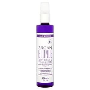 Hair Xpertise Argan Blonde Silverising and Toning Spray 150ml