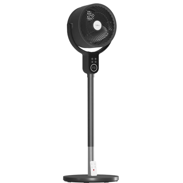 VYBRA VS001-OFG Pedestal Fan - Graphite Grey, Silver/Grey 5060663690388