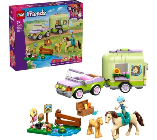 LEGO Friends 42695 Horse & Baby Foal Trailer Set 5702018033265