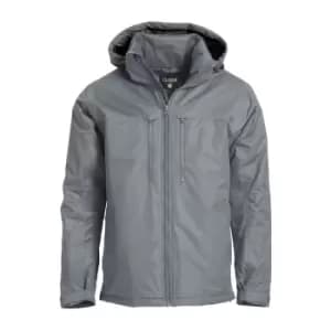 Clique Mens Kingslake Waterproof Jacket (3XL) (Grey)