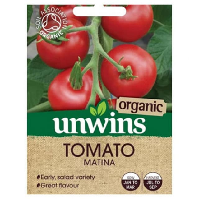 Unwins Tomato (Round) Matina (Organic)