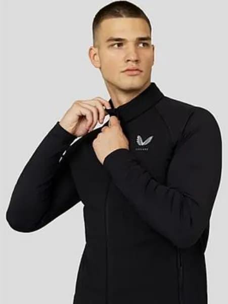 Castore Mens Training Hybrid Jacket - Black Size M, Men Black VPQSE Male M