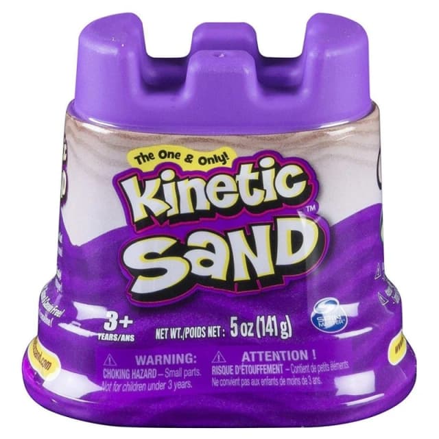 Spinmaster Kinetic Sand Single Container Purple Building Kit Multi unisex