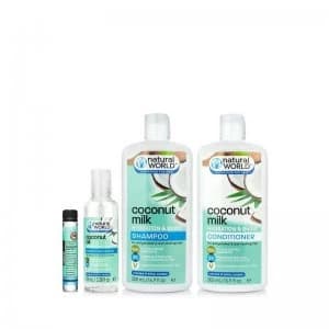 Natural World 4 Piece Coconut Oil Hair Oil Set