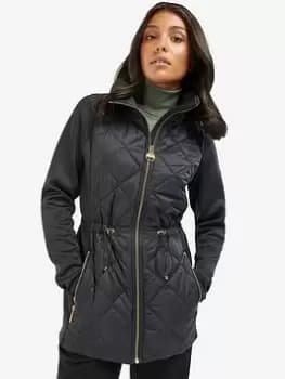 Barbour International Jensons Quilted Sweat Jacket - Black