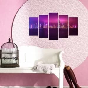 5MX-57 Multicolor Decorative MDF Painting (5 Pieces)