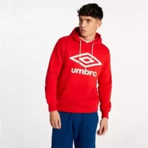 Umbro Logo OTH Hoodie Mens - Red