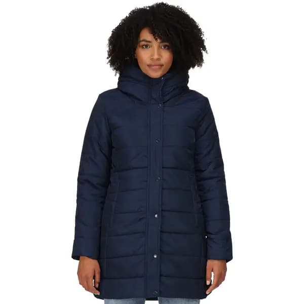 Regatta Womens Pamelina Water Repellent Padded Coat 20 - Bust 45' (114cm) NAVY RWN217-540-20