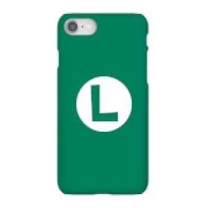 Nintendo Super Mario Luigi Logo Phone Case - iPhone 8 - Snap Case - Gloss