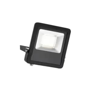 Saxby Lighting - Saxby Surge - Integrated LED Outdoor Wall Flood Light Matt Black, Glass IP65