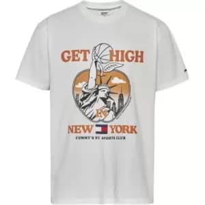 Tommy Jeans Classic Sport T-Shirt Mens - White