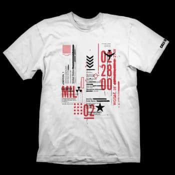 Call Of Duty: Cold War Defcon-1 Mens L T-Shirt - White
