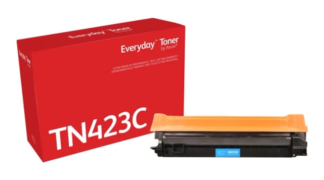 Xerox Everyday Cyan Toner by Xerox compatible with Brother TN-423C, High capacity 006R04760