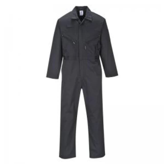 Portwest Liverpool Zip Coverall C813BKTL Colour: Black