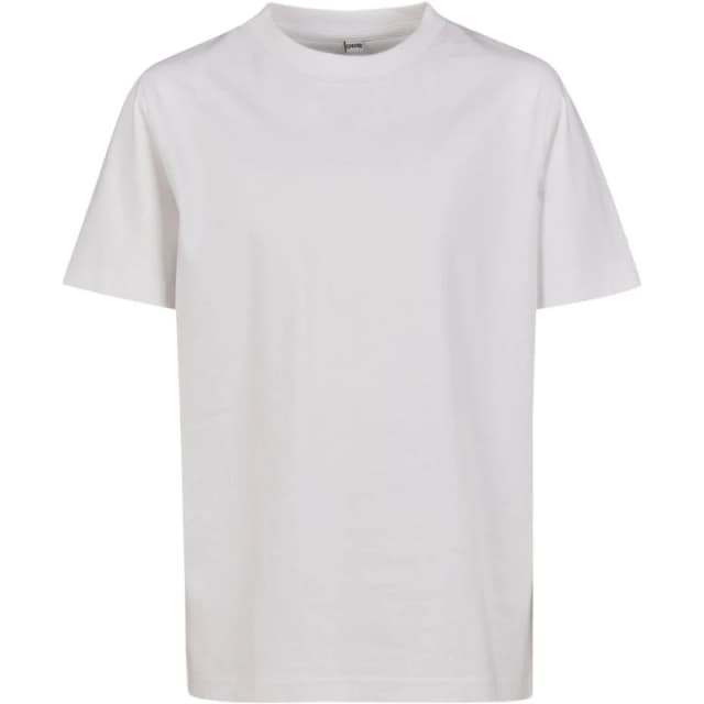 Build Your Brand Plain Dark Grey T-Shirt in White Size: 11-12 Years White Unisex 11-12 Years