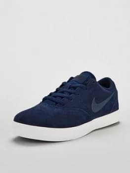 Nike SB Check Suede Childrens Trainer Navy Size 1