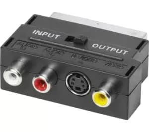 VIVANCO 47048 SCART to S-VHS & RCA Adapter