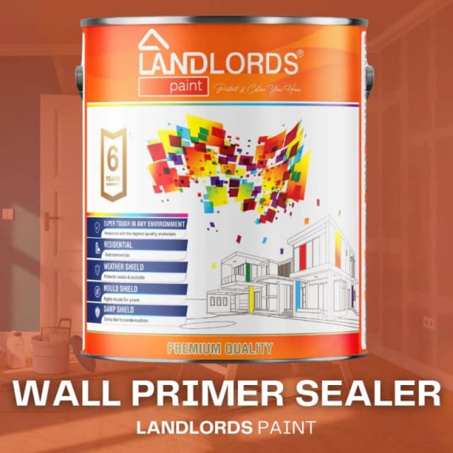 LANDLORDS PAINT Wall Primer Sealer - 5L in Clear Clear Unisex 5L