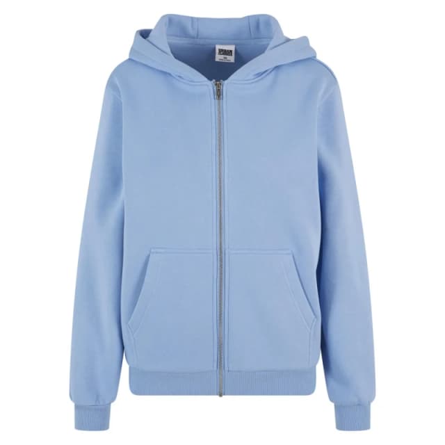 Urban Classics Womens zip-up hoodie Urban Classics Bleu Female M
