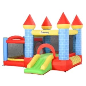 Outsunny Children Extended Inflatable Bouncy Castle, none