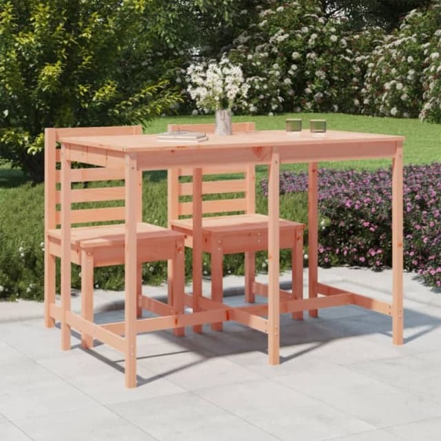 JINLEFU Garden Table 159.5x82.5x110cm Solid Wood Douglas vidaXL JRVDZX-824100_DE