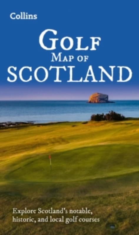 Collins Golf Map of Scotland. By Collins Maps Books