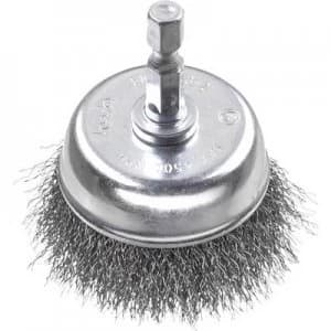 kwb CUP BRUSH, HSS STEEL WIRE, CORRUGATED 606330