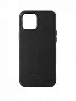 Native Union Clic Classic Fully Wrapped Italian Leather Case For iPhone 12/12 Pro - Black
