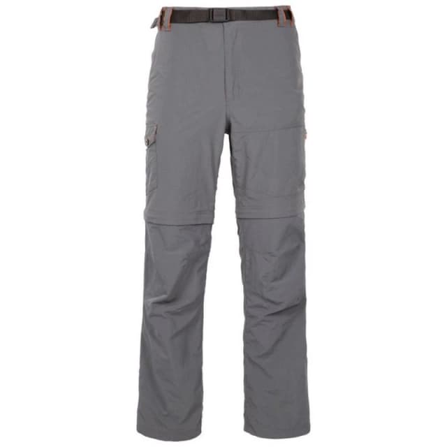 Trespass Trespass Men Rynne B Mosquito Repellent Cargo Trousers in Dark Grey Size: X-Small Dark Grey XS Male 5063300578957