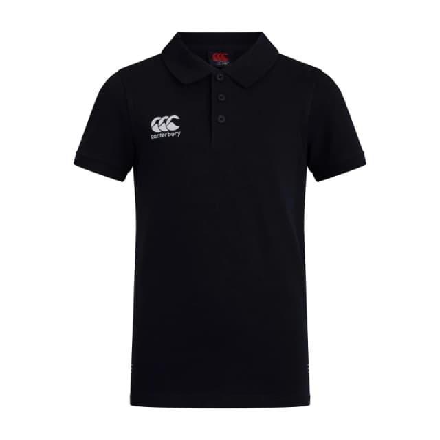 Canterbury Waimak Polo Shirt Juniors - Black One Size