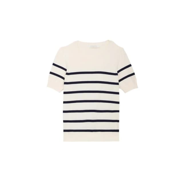 La Petite Etoile Womens short sleeve sweater La Petite Etoile Murlo Blanc Female L