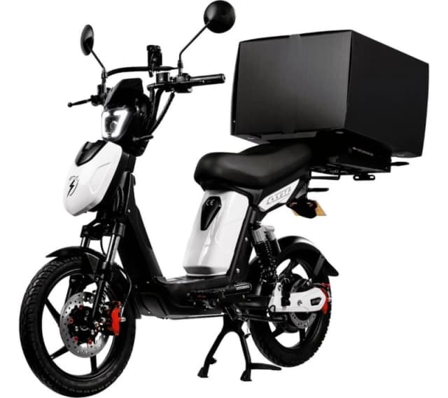 ESKUTA SX-250 Series 4 Cargo Electric Bike - Gloss White, Black,White 7427135687631