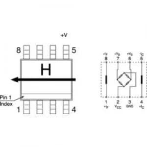 NXP Semiconductors KMZ 51 Magnetic Field Sensor 5 Vdc
