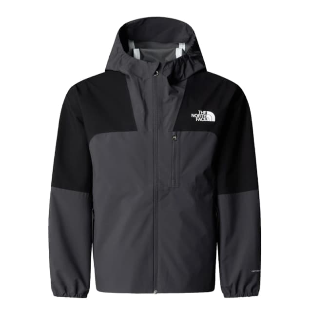 The North Face Hike Packable Shell Junior Boys Black Grey Kt0 male M