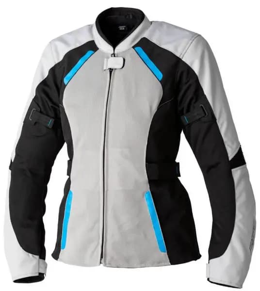 RST Ava Mesh CE Textile Jacket Lady Gray Blue Black Size 8