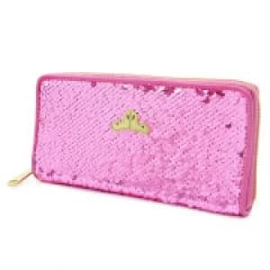 Loungefly Disney Sleeping Beauty Reversible Sequin Zip Around Purse