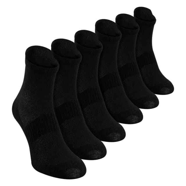 Sock Snob Sock Snob Men 6 Pack Yoga Pilates Non Slip Socks Breathable Cushioned Gym Socks in Black Size: 6-11 Black 6-11 Male 5056632628957