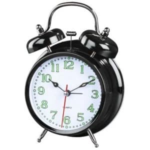 Hama Nostalgia Alarm Clock 12.5 x 6.5 x 17cm Black, One size