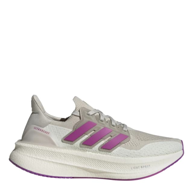 adidas Ultraboost 5 Running Shoes Womens Alum/Prple/Ivry female 3.5 (36)
