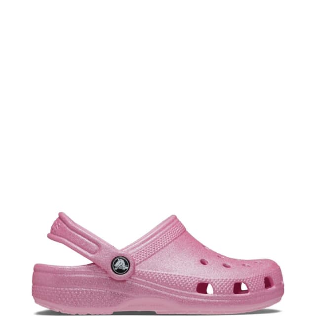 Crocs Unisex Classic Glitter Clogs - Little Kid