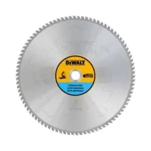 DEWALT Stainless Steel Cutting Saw Blade 355mm 90T 25.4mm
